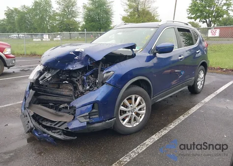 2018 Nissan Rogue Sv z USA, uszkodzony, nr VIN KNMAT2MV0JP618666